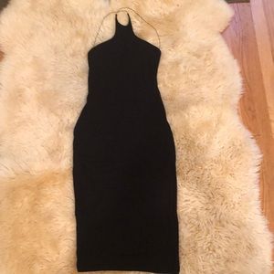 Alexander Wang Black Strappy Mini Dress